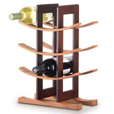 Features Finish Espresso Material Wood Mount Type Tabletop Wine Bottle Capacity 12 Stylish Win Wood Wine Racks Wine Rack Table Top Wine Rack