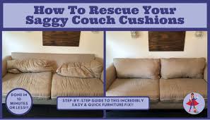 how to rescue your saggy couch cushions