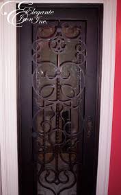Custom Wrought Iron Wine Door Doors Interior Wrought Iron