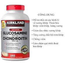Viên uống bổ xương khớp Glucosamine 1500mg & Chondroitin của Mỹ