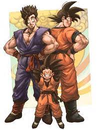 Goku Gohan And Goten Dragon Ball Super Manga Dragon Ball Dragon Ball Super Goku