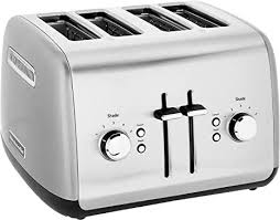 Where can i find the manuals for my kitchenaid appliances? Amazon Com Kitchenaid Kmt4115cu 4 Slice Toaster With Manual High Lift Lever Contour Silver Home Kitchen