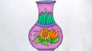 Kerajinan dari tanah liat adalah kerajinan bahan dasar dari tanah liat dan air. Menggambar Vas Bunga Menggambar Guci Belajar Menggambar Dan Mewarnai Untuk Pemula Youtube