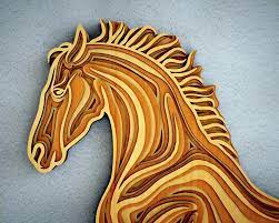 Download Horse 3d Mandala Svg Files Animal Mandala Files For Laser Etsy Mandala Svg Mandala Horse Template