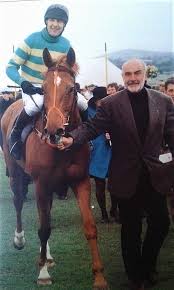 Sir sean connery (born thomas connery; Anaglogs Daughter On Twitter Elegant Lord And Enda Bolger Are Led In By Sean Connery After The Hunters Chase Punchestownrace In 1996