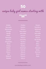 Babycenter is committed to providing the most helpful and trustworthy pregnancy and parenting information in the world. 50 Unique Baby Girl Names Starting With M Cute Baby Girl Names Baby Girl Names Baby Girl Names Unique