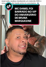 Daniel Sendo Barrado No Aniversario De Bruna