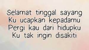 Check spelling or type a new query. Haqiem Rusli Selamat Tinggal Sayang Lirik 2018 New Version