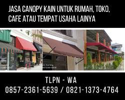 Maybe you would like to learn more about one of these? 0857 2361 5639 Isat Jasa Kanopi Kain Bogor Sunbrella Dickson Republik Awning Agustus 2021
