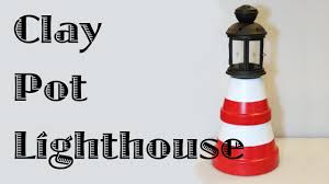 The designer of things is a graphic designer in west cork ireland, available to design for wherever you are in the universe. Charmingly Nautical Diy Garden Decoration Clay Pot Lighthouse Diy Crafts