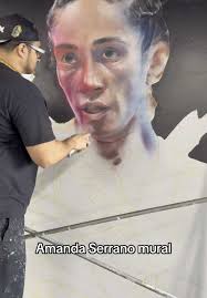 Mural Progresivo de Amanda Serrano en Levittown NY