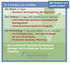 So, it is very important to hire a person with the right skills. Business Development Management Wbildung Akademie