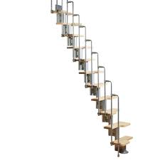 Arke Karina Grey Modular Staircase Kit K33022 The Home Depot Modular Staircase Staircase Kits Stair Kits