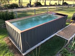 Cette Entreprise Australienne Fabrique Des Piscines A Partir De Containers Et Ca En Jette Maison Container Piscine Piscine Conteneur Piscine Contener