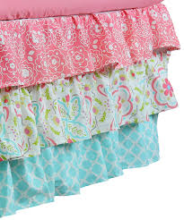 Shop for teal and orange bedding at bed bath & beyond. Gia Floral Coral Aqua 4 In 1 Baby Girl Crib Bedding Set By The Peanut Shell Walmart Com Walmart Com