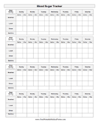 Printable Diabetes Log Charts Www Bedowntowndaytona Com