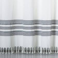 Black And Cream Shower Curtain Striped Fringe Shower Curtain Off White Threshold White Shower Curtain Target Shower Curtains Gray Shower Curtains