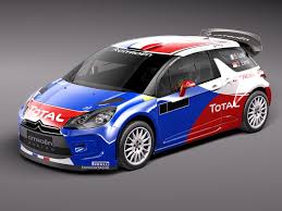 Citroen Ds3 Rally Car 2011 2015 3d Model Ad Rally Citroen Car Model Citroen Rally Car Citroen Ds3