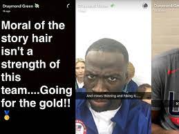 Starbucks ain't got nothin' on this french roast hair color. Draymond Green Roasted All His Team Usa Teammates Hair And Then His Own Sbnation Com