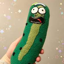 Pickle Rick Plush Made To Order Etsy Felt Crafts Diy Felt Toys Felt Ornaments