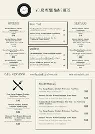 Restaurant Menu Template Word Elegant Design Templates Menu Templates Wedding Menu Food Free Menu Templates Menu Template Word Menu Template