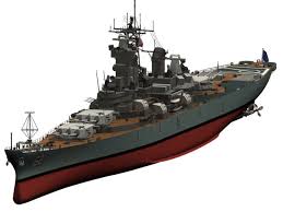 Uss New Jersey Bb 62 Battleship 3d Model 3dsmax Files Free Download Battleship Warship Model Uss Iowa