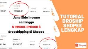 Silakan tonton sampai selesai ya. Cara Dropship Shopee Malaysia 2020 Asas Dropshipping Lengkap Jana Side Income Dengan Shopee Youtube