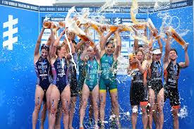 Summary second of four events in the 2019 world triathlon mixed relay series triathlon mixed relay will debut at tokyo olympics in 2020 the mixed relay will be contested at the olympics for the first time at the 2020 games in tokyo. Itu Moments Of 2017 Triathlon Mixed Relay Becomes Tokyo 2020 Olympic Sport Trizone