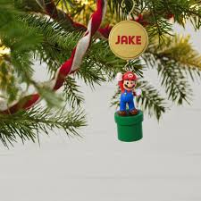 Super mario bros xmas tree topper. Nintendo Super Mario Mario Personalized Ornament Personalized Ornaments Hallmark
