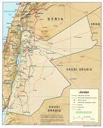 Download fully editable outline map of jordan with governorates. Jordan Maps Ecoi Net