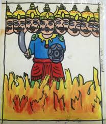 Dussehra 2012 Art Drawings For Kids Cute Easy Drawings Drawing For Kids