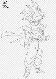 Gohan Goku Line Art Frieza Goten Kid Draw White Monochrome Png Pngegg My drawing professor showed my class how to draw a head in class, but when i tried it on my own i struggled a lot. gohan goku line art frieza goten kid