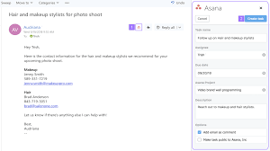 How to add tasks to outlook calendar. Asana For Outlook Asana