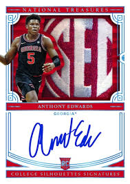 1 overall pick over the past two weeks or so. College Silhouettes Signatures Anthony Edwards Mock Up Checklistcenter Com