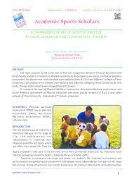 03.08.2018 · physical education has turned out to be an integral part of the lives of those who guarantee better health and ensure a happy life. Pdf A Comparative Study Of Lifestyle Traits Of Physical Education And Other Faculty Students Dr Gaurav Pant Academia Edu