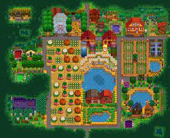 have just found out about this subreddit thought i should share my farm farmsofstardewvalley stardew valley stardew valley farms stardew valley layout