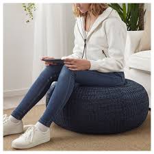 Sandared Bodenkissen Dunkelblau Ikea Deutschland Bodenkissen Kissen Fusshocker