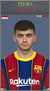 Pedro gonzález lópez (born 25 november 2002), commonly known as pedri, is a spanish professional footballer who plays as a central midfielder for barcelona and the spain national team. Pes Modif Pes 2017 Pedri Fc Barcelona Face By Mo Ha
