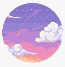 See more ideas about aesthetic wallpapers, cute wallpapers, iphone wallpaper. Pixel Aesthetic Vaporwave Tumblr Clouds Sunset Free Pixel Background Hd Png Download Kindpng