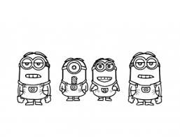 Servir les mechants les plus ambitieux de lhistoire. Coloriage Minions Coloriages Pour Enfants