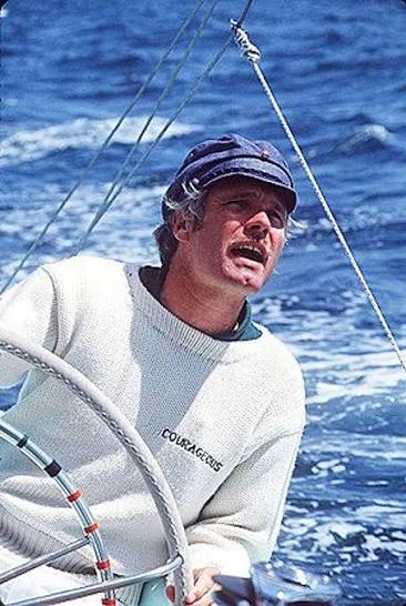 Ted Turner sailing