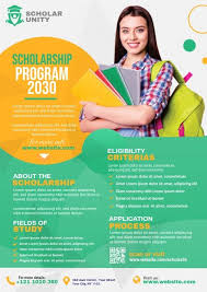 The expensive tuition of universities sometimes. Scholarship Program Flyer Template Education Poster Design School Fair Scholarships