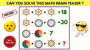 Can You Solve This Math Brain Teaser Cool Maths Puzzles Games Iq Cha Maths Puzzles Fun Math Brain Teasers