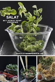Salat Feldsalat Rapunzelsalat Gruner Salat Honig Senf Dressing Salatrezept Rezept Familienkuche Pinienkern Honig Senf Dressing Honig Senf Senf Dressing