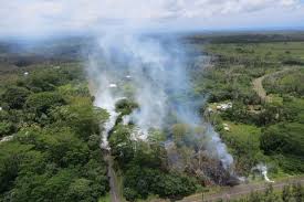 It reacts in the atmosphere with oxygen, sunlight, moisture and other gases and particles. Hawaii Volcano Could Cause Acid Rain Volcanic Smog And Ballistic Projectiles