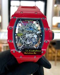 The watch weighs less than one ounce, including the strap, and was inspired by the same principles as the strings. Richard Mille Rm 35 02 Rafael Nadal All Red Watch Replica Find Replica Watches