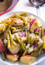 Water added as needed over meat mixture. Buttery Instant Pot Green Beans And Potatoes My Forking Life