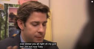 Scenen der Michael forteller Jim at han dater Pams mamma er et bevis på den  smarte skrivingen i The Office. Du vet at det har truffet megatonn med  dritt når Jim, som