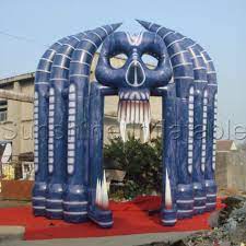 Don't forget the outside of your house! Free Shipping Halloween Clearance Hot Sale 5mw 6mh Skull Arch Halloween Inflatable Outdoor Decoration Decorative Decorative Decoration Outdoordecoration Inflatable Aliexpress