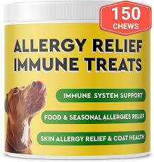 Purchasing the best dog food for allergies in 2021. Amazon Com Pawfectchow Allergy Relief For Dogs Immunity Supplement With Omega 3 Salmon Fish Oil Colostrum Digestive Prebiotics Probiotics Anti Itch Skin Hot Spots Made In Usa 150 Chews Pet Supplies